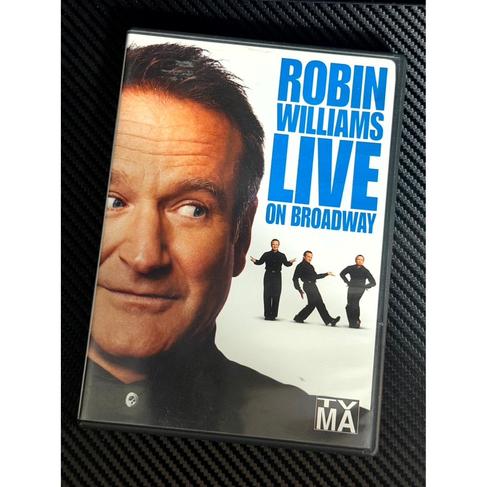 Sony Music DVD Robin Williams Live on Broadway Stand Up Comedy 2002 EUC